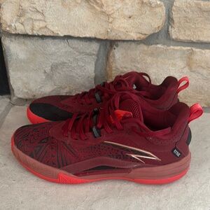 Anta Kai 1 team red black basketball sneakers